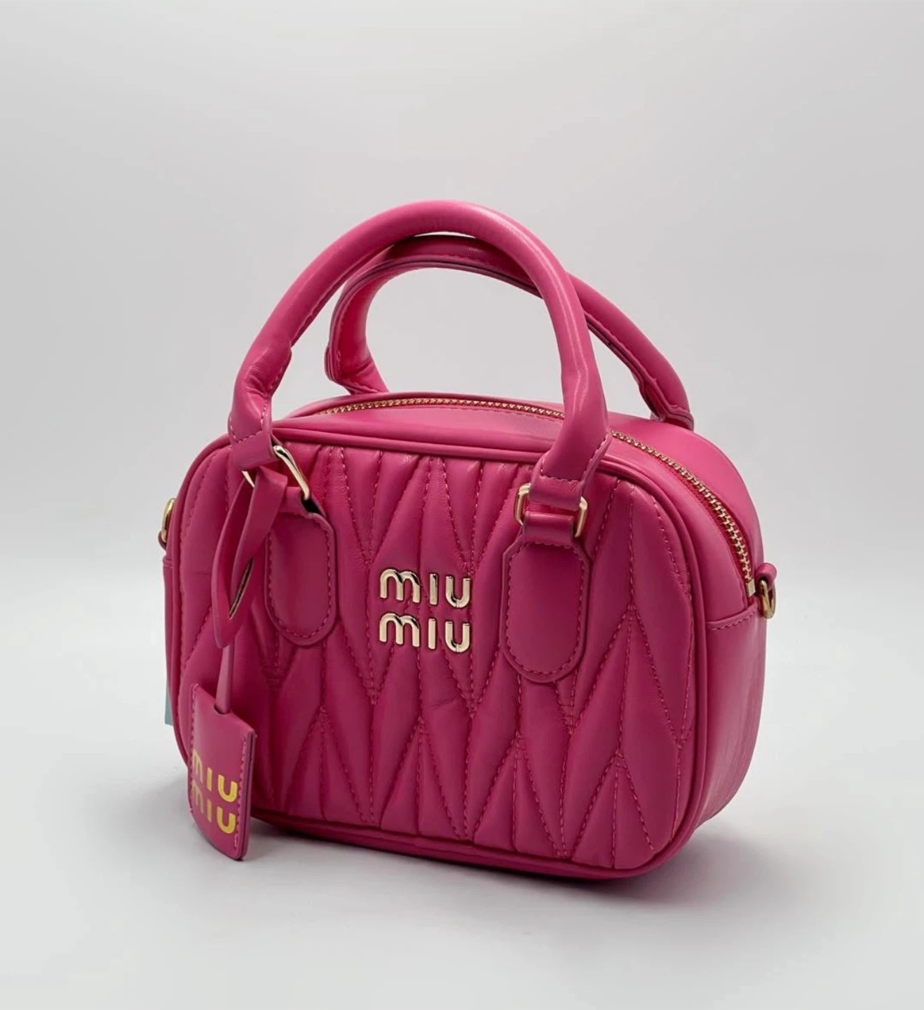 Miu Miu Pink Leather Handbag