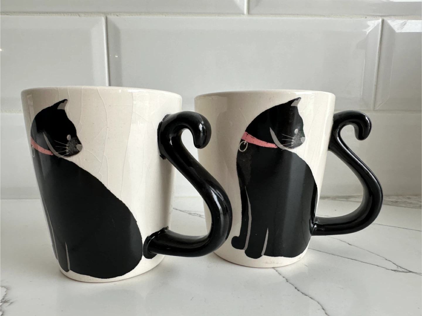 Chasing Lola Cat Mugs - Set of 2