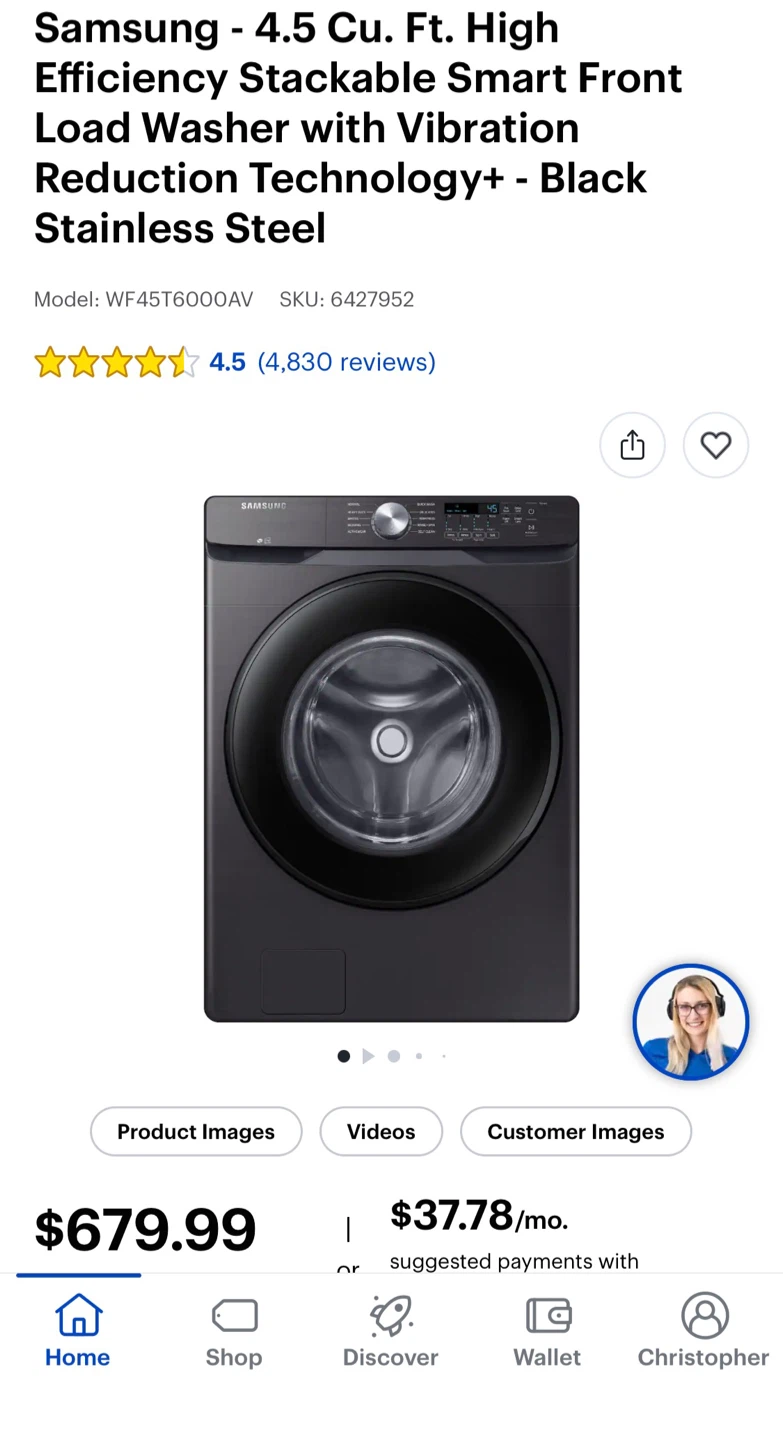 Samsung 7.5 Cu. Ft. Gas Dryer - Black Stainless Steel - photo 2