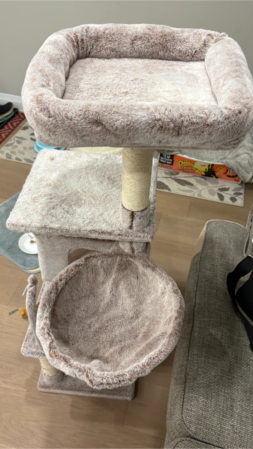 Cat Tree/Condo - Beige Plush - photo 2