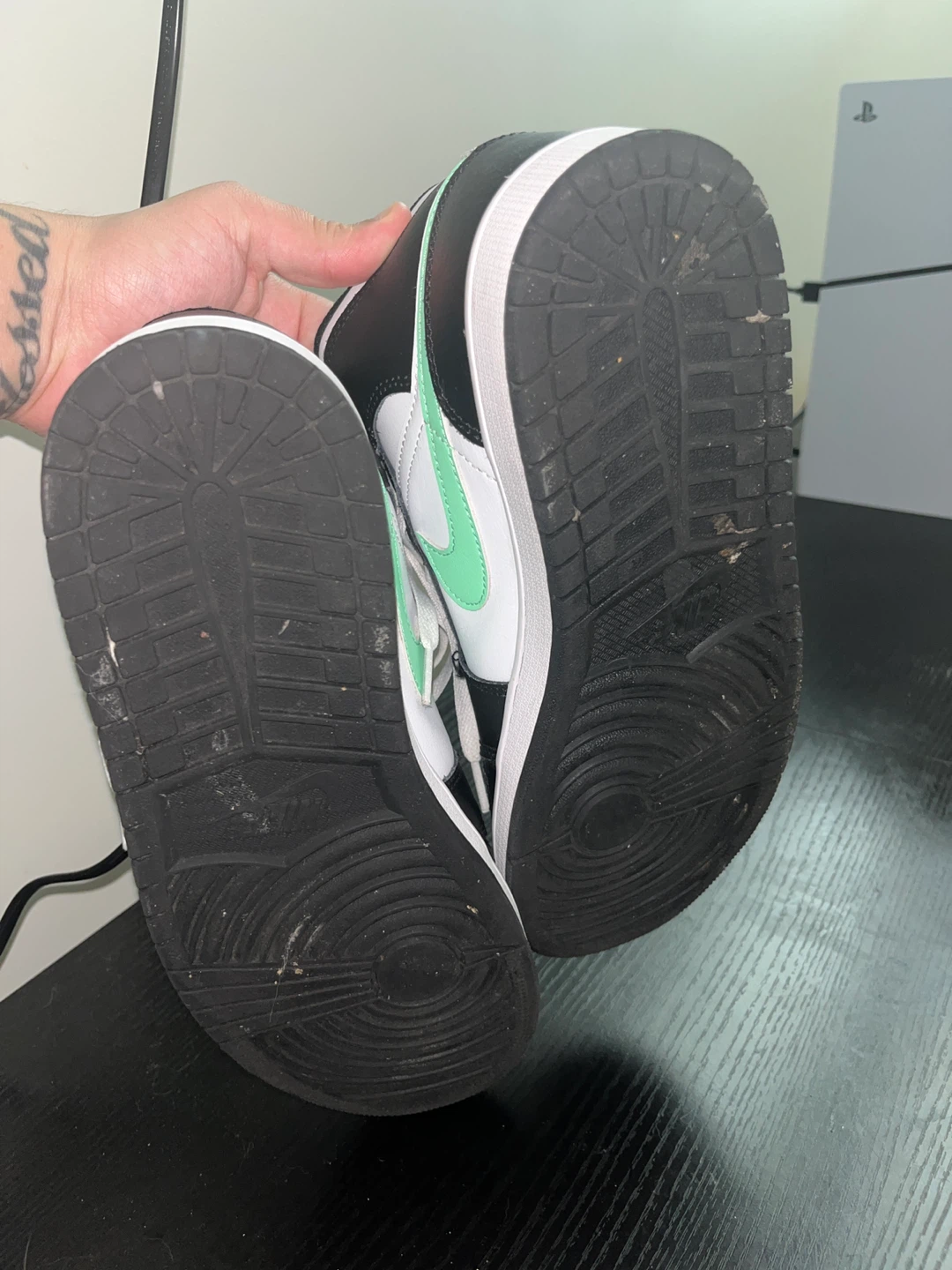 Air Jordan 1 Mid SE White Black Mint - photo 5