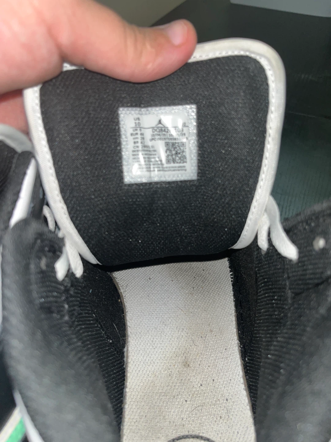 Air Jordan 1 Mid SE White Black Mint - photo 4
