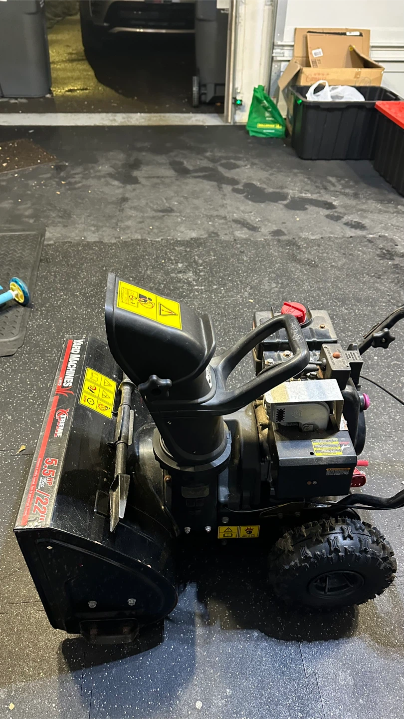 Yard Machines 5.5 HP Snow Blower - 22 inch