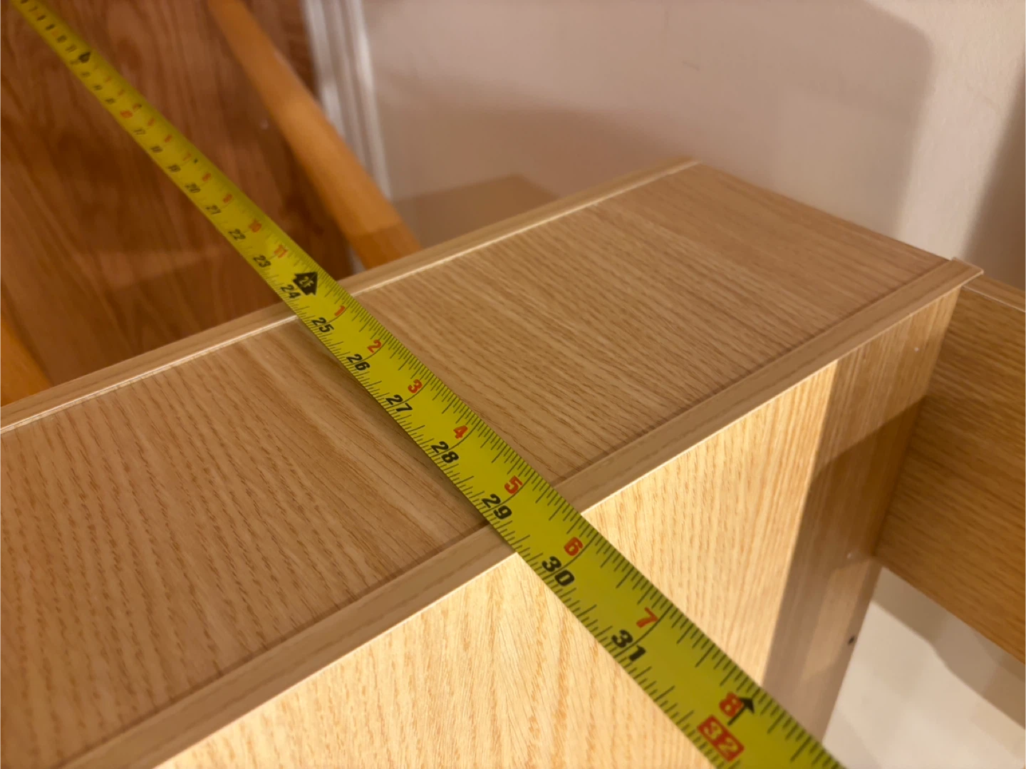 Wooden Desk with Drawers - 32" Length - photo 3