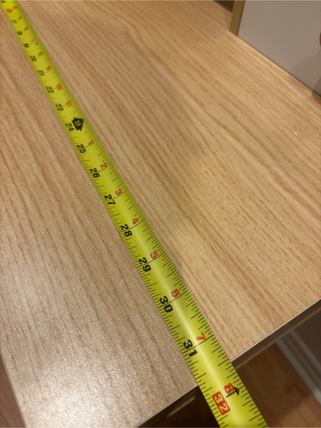 Wooden Desk with Drawers - 32" Length - photo 4