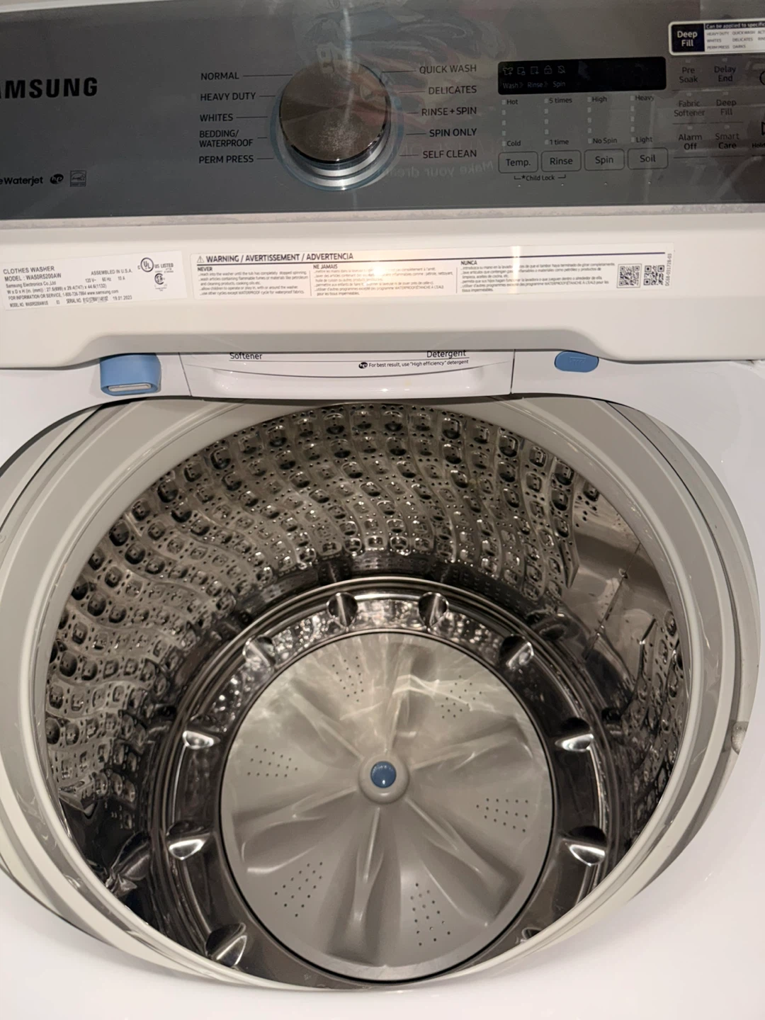 Samsung 5.0 Cu. Ft. High-Efficiency Top Load Washer - White - photo 4