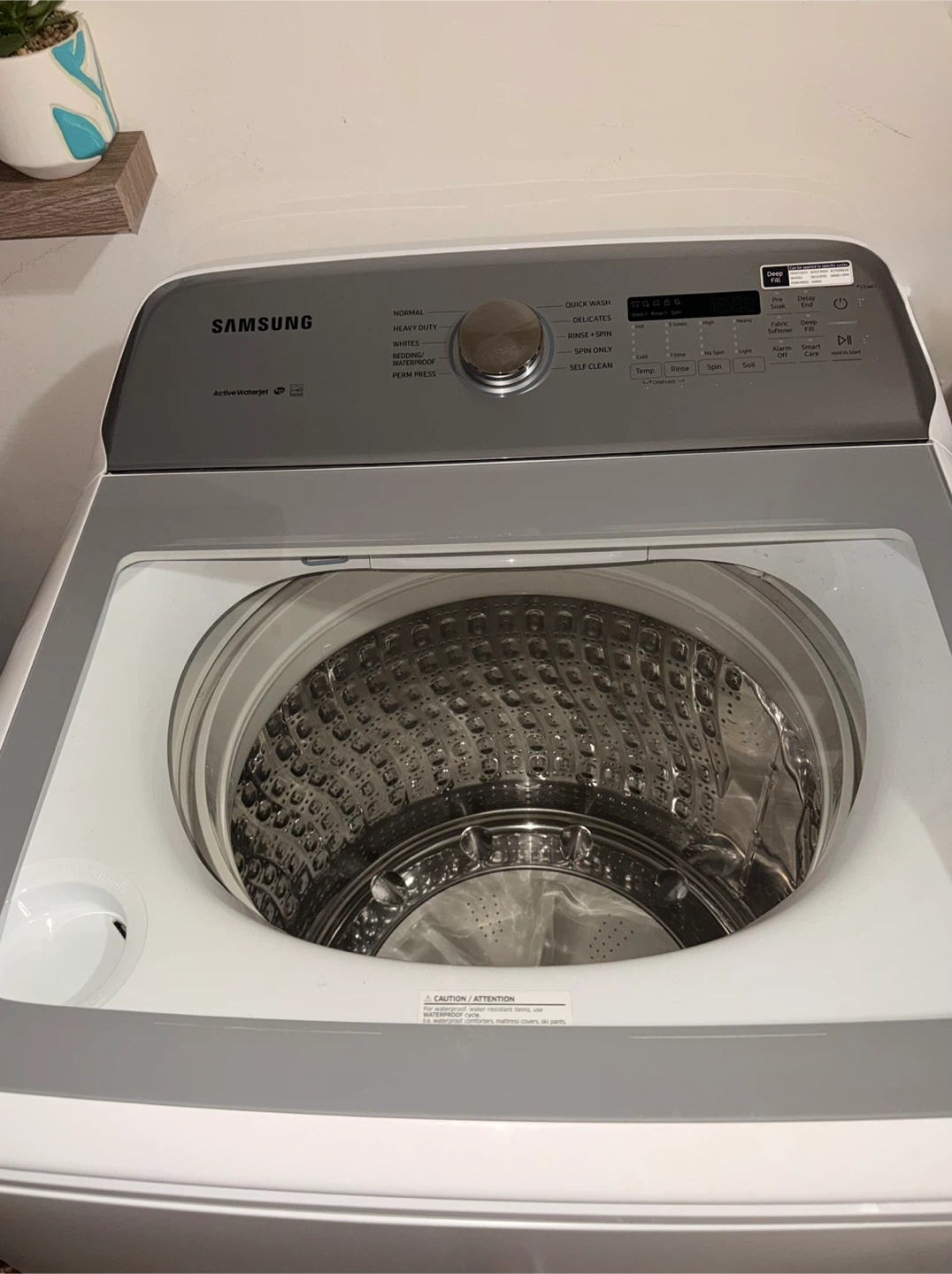 Samsung 5.0 Cu. Ft. High-Efficiency Top Load Washer - White
