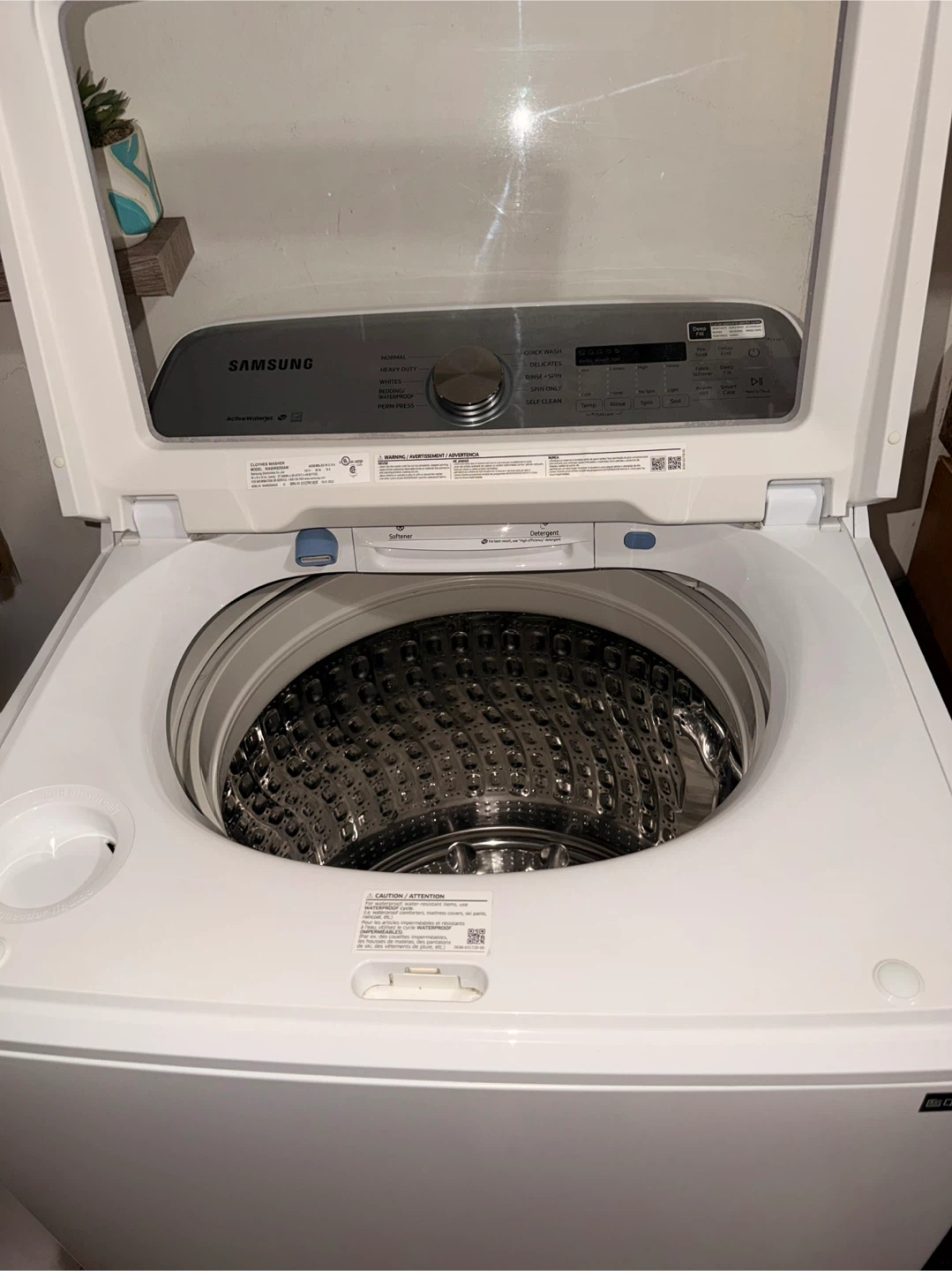 Samsung 5.0 Cu. Ft. High-Efficiency Top Load Washer - White - photo 3