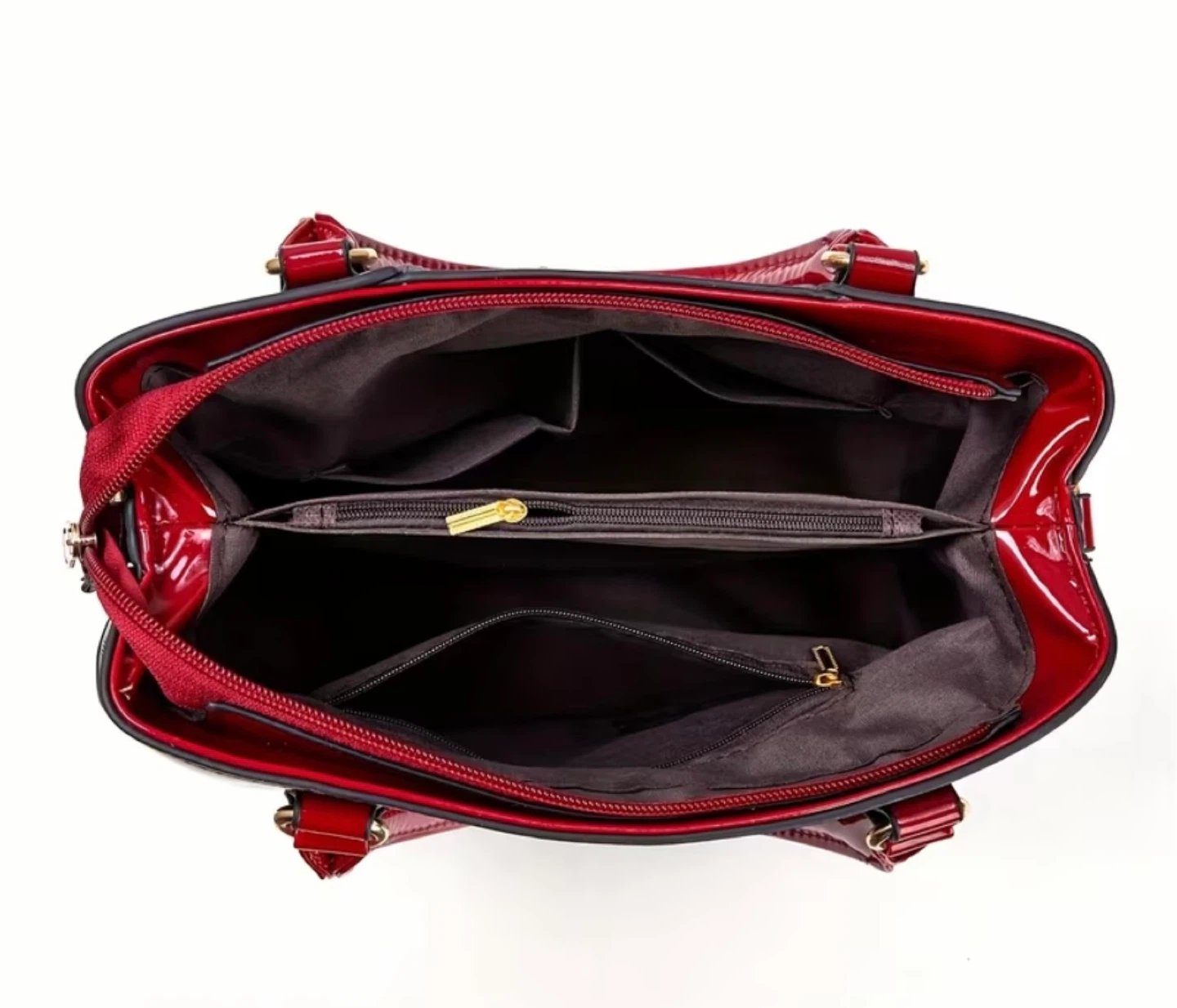 Danbaoly Satchel Bag with Wallet, Red - photo 2
