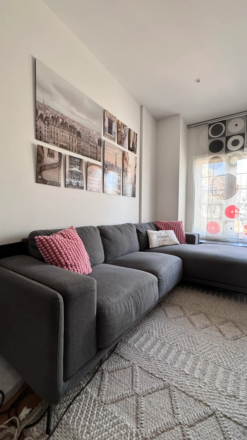 Grey Sectional Sofa with Chaise Lounge - photo 2