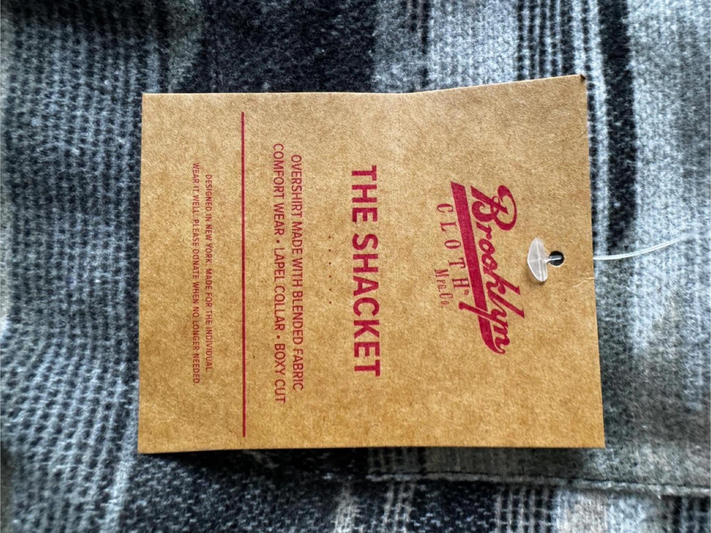 Brooklyn Cloth The Shacket Overshirt - Size S