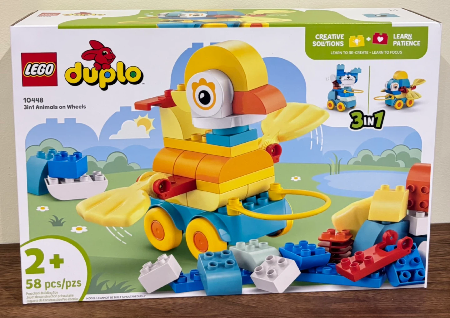 LEGO Duplo 10448 3in1 Animals on Wheels