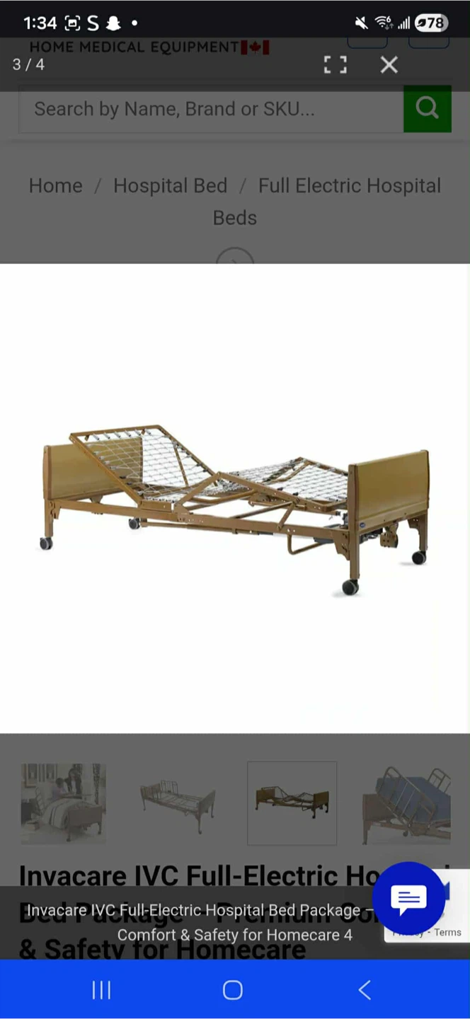 Invacare IVC Full-Electric Hospital Bed