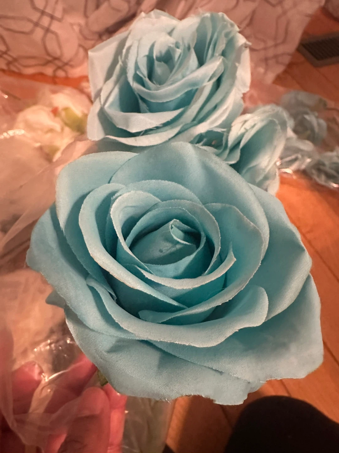Artificial Flowers - White, Blue, Beige - photo 2
