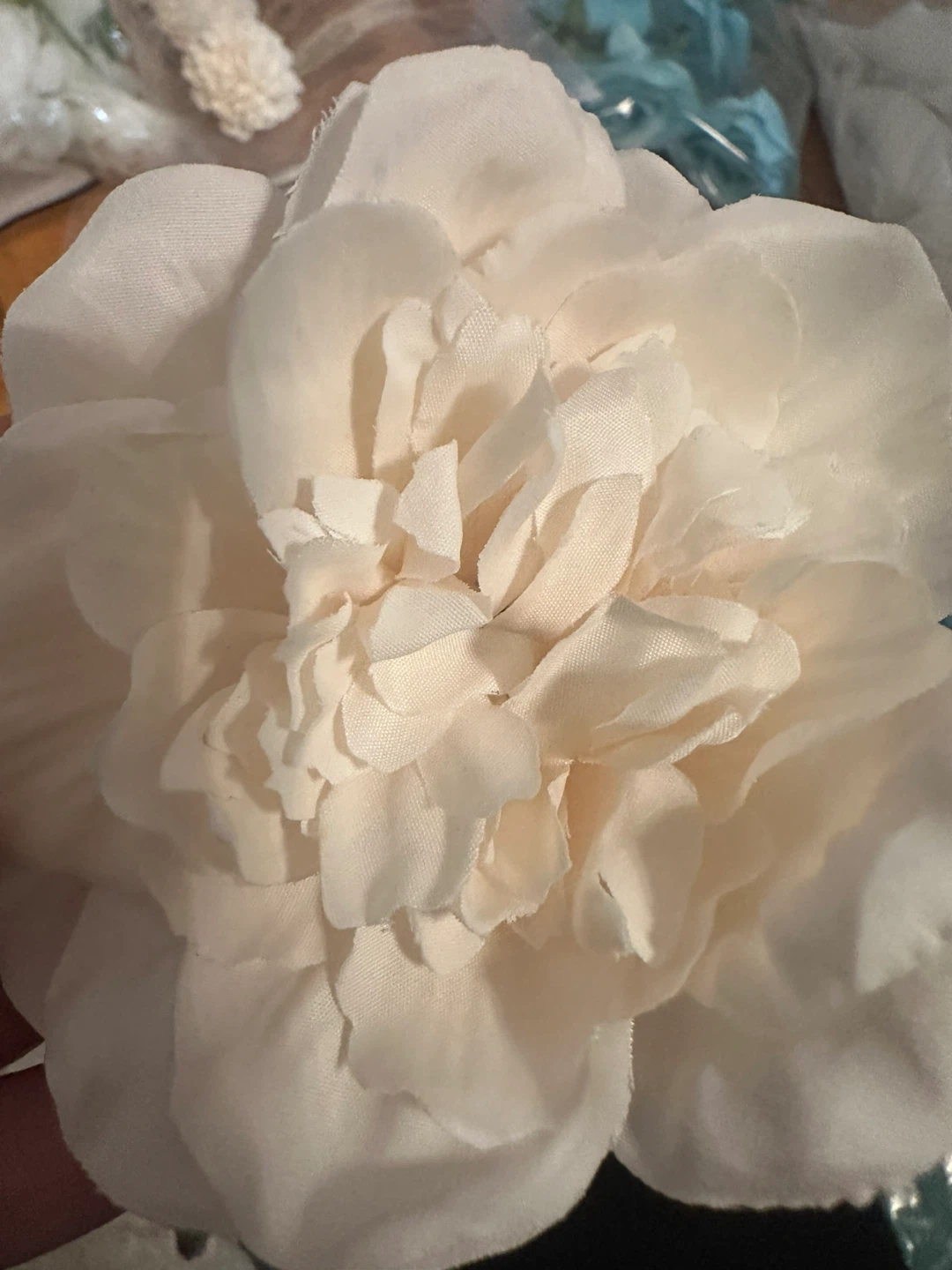 Artificial Flowers - White, Blue, Beige - photo 4