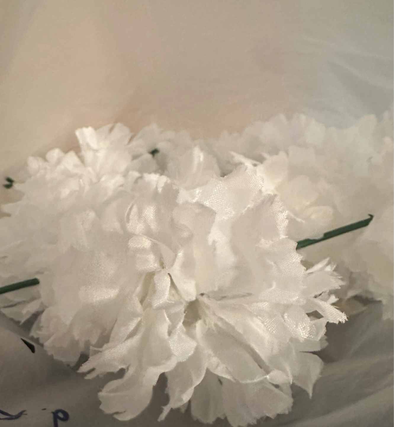 Artificial Flowers - White, Blue, Beige - photo 3