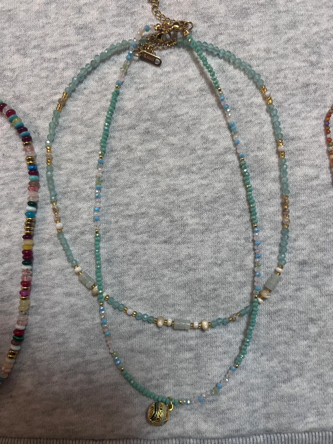 Beaded Layered Necklace - photo 3