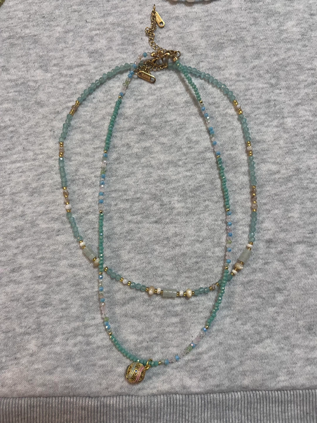 Beaded Layered Necklace - photo 2