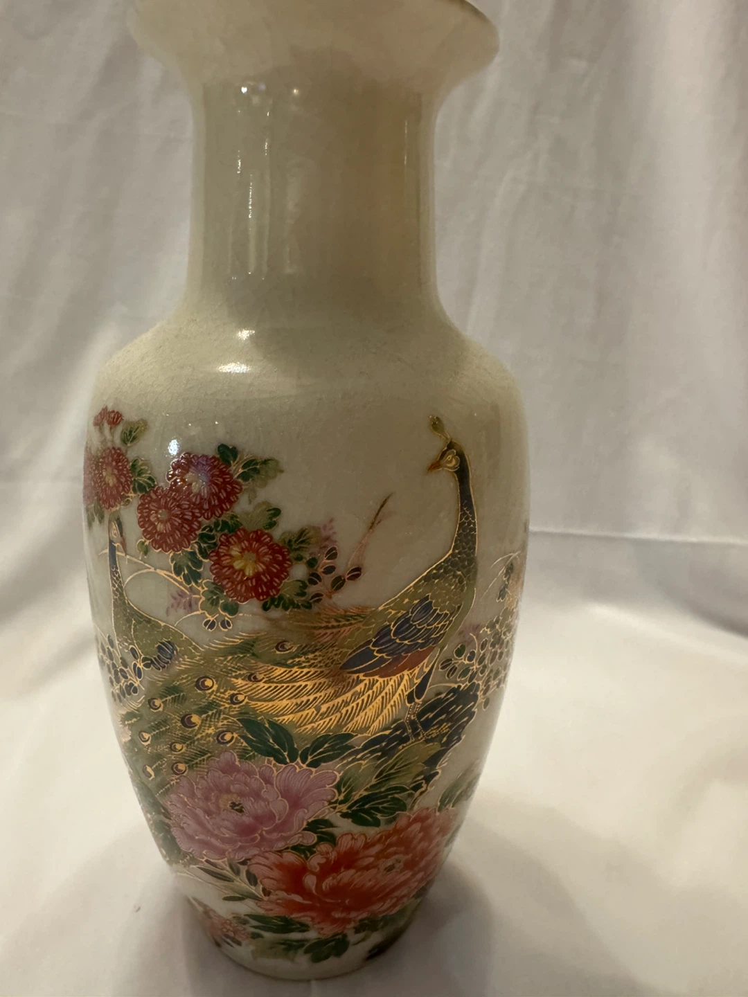 Japanese Satsuma Style Floral Vases - photo 5