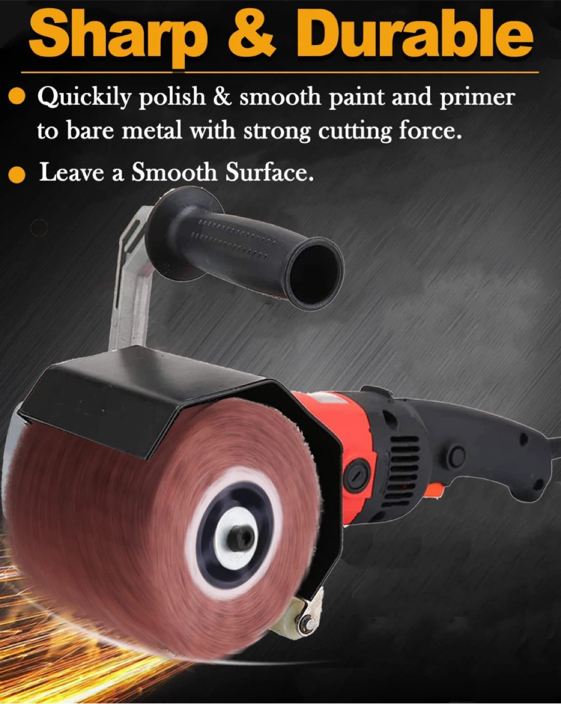 AOKLIT Single piece Non-Woven Abrasive Buffing Wheel
