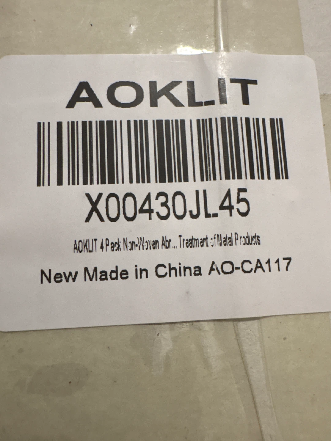 AOKLIT Single piece Non-Woven Abrasive Buffing Wheel - photo 5
