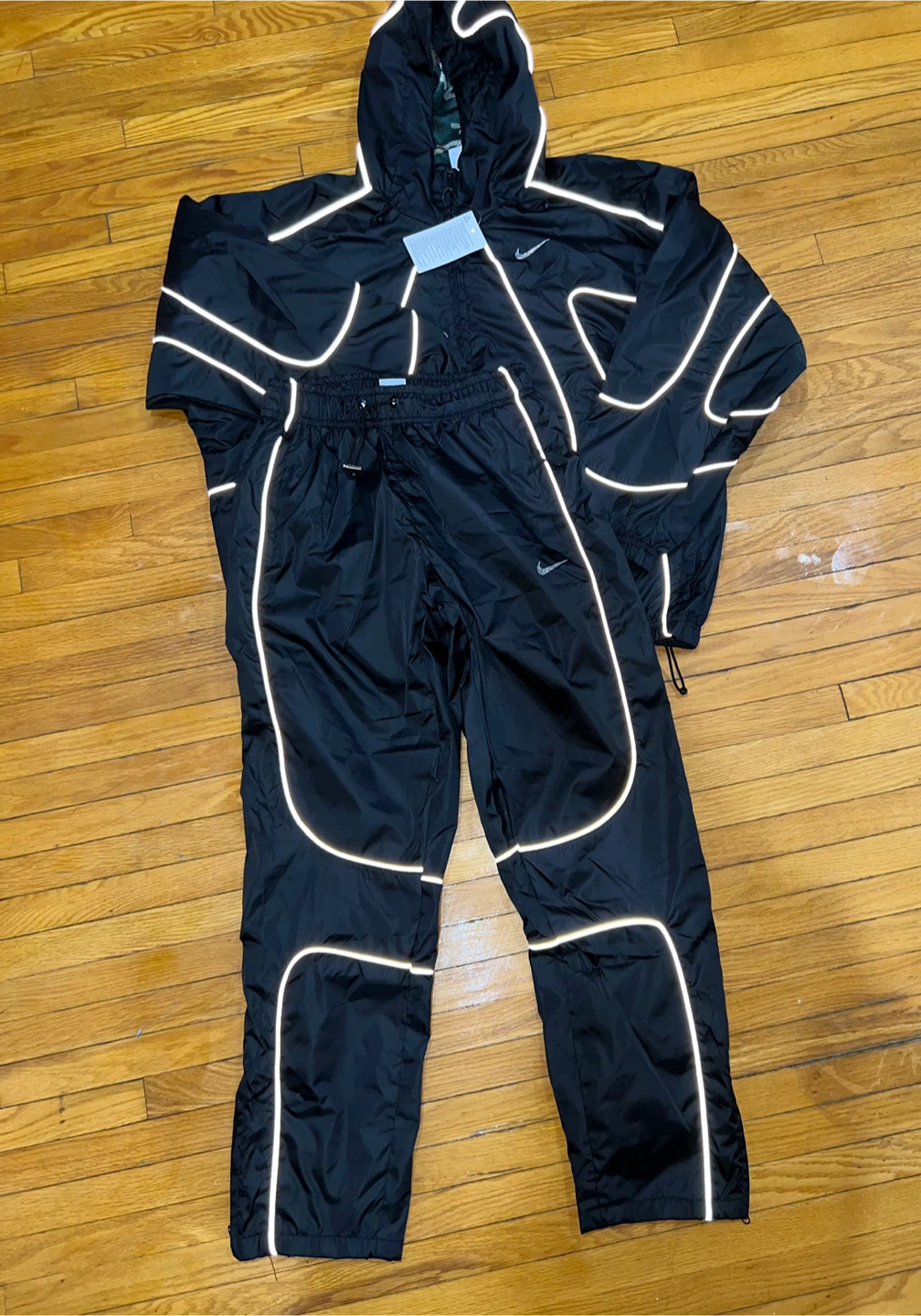 Nike Black Tracksuit with Reflective Details