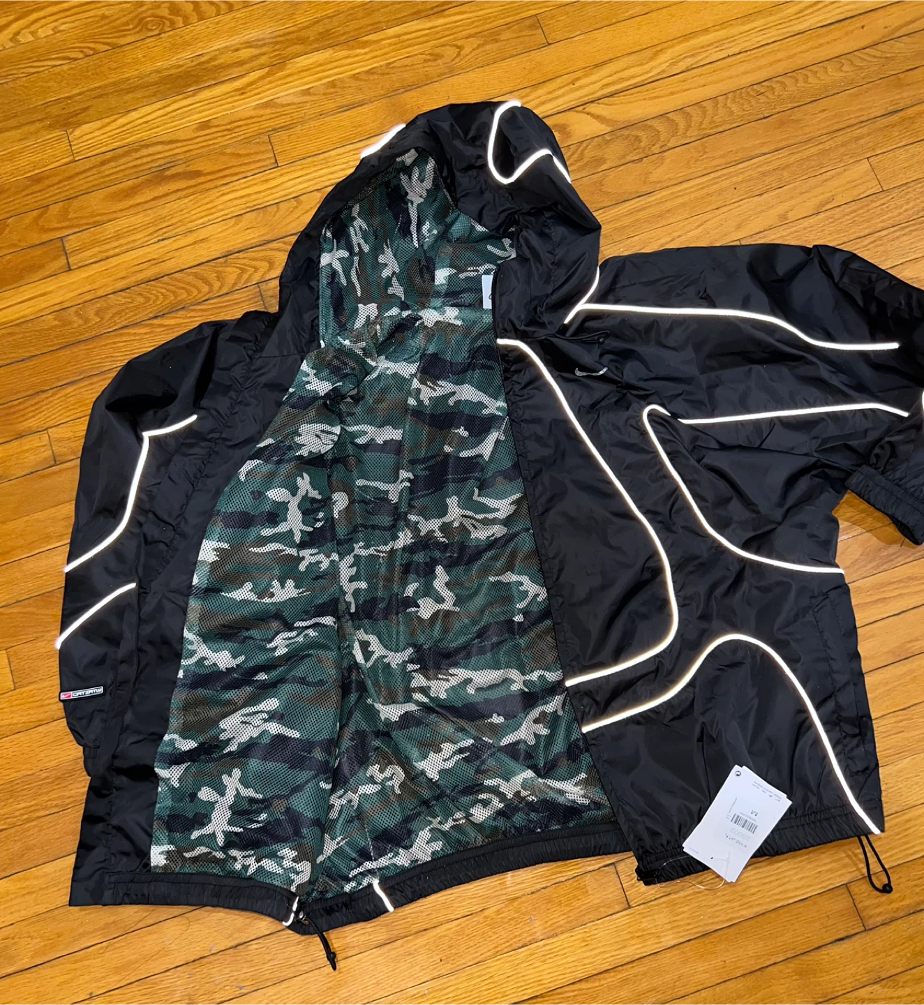 Nike Black Tracksuit with Reflective Details - photo 3