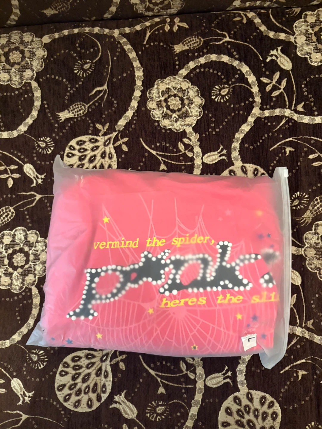Pink Sp5der hoodie