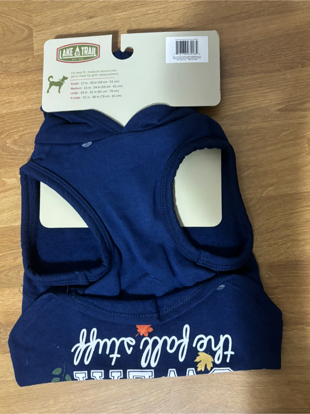 BRAND NEW Lake & Trail Dog Hoodie - Size Small - photo 2