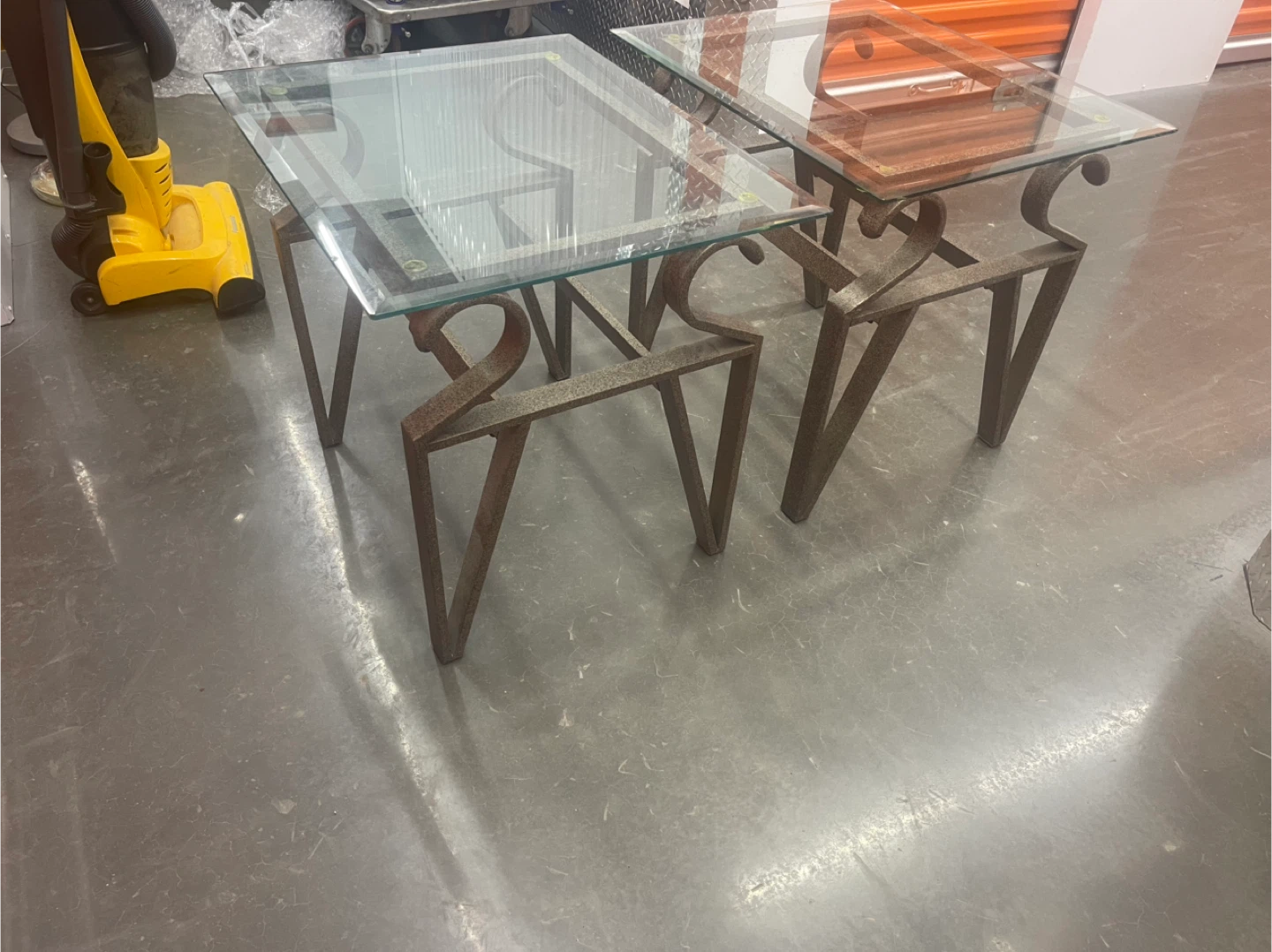 Glass Top End Tables - Set of 2 - photo 2