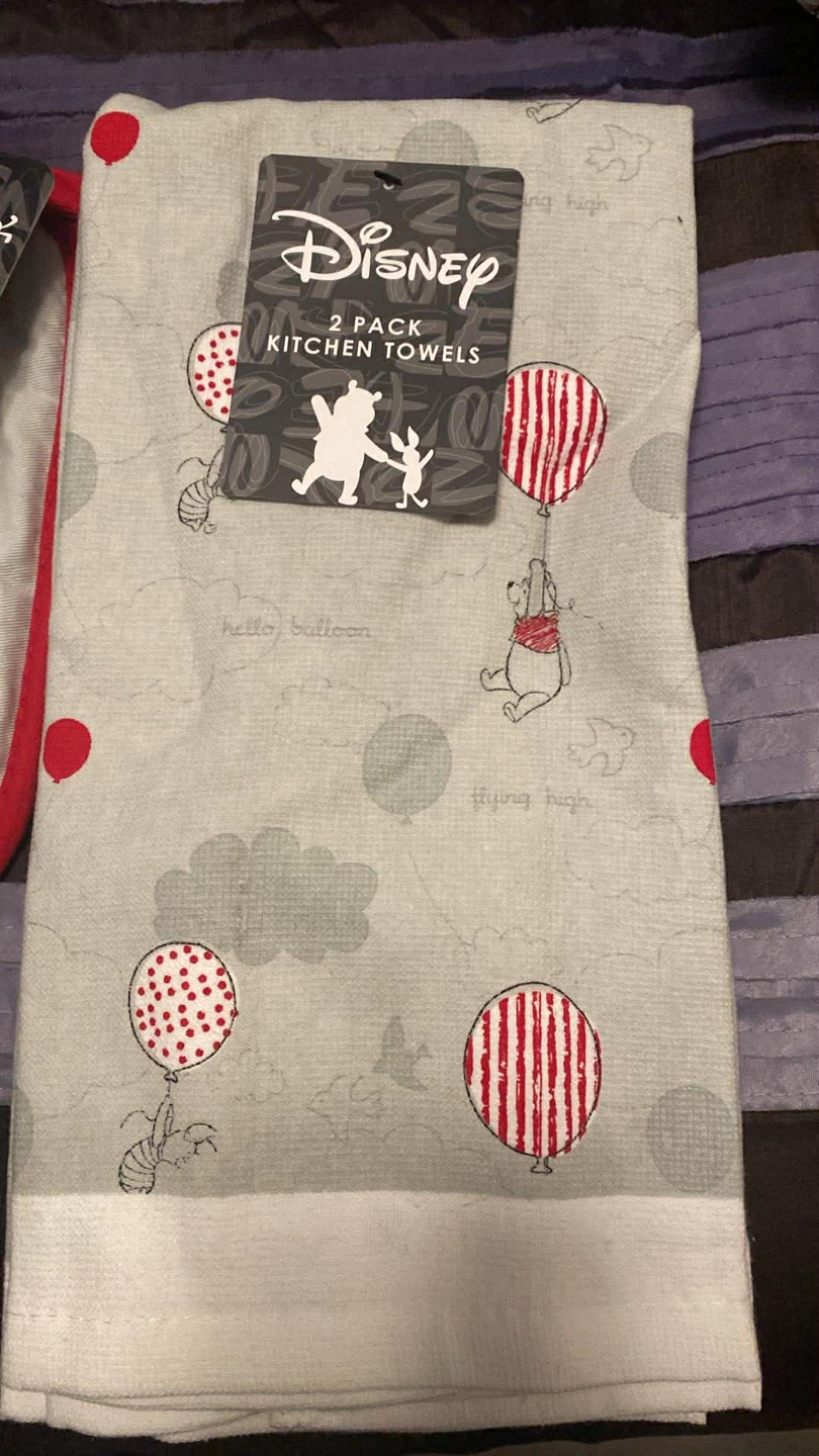 Disney Winnie the Pooh Oven Mitt & Kitchen Towel Set - New - photo 4
