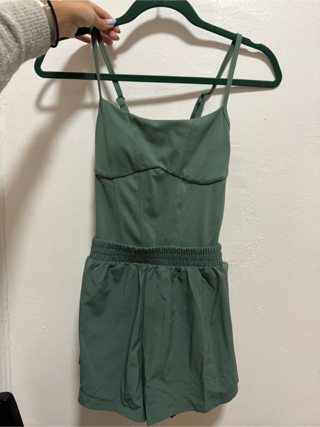 Pink Like New Green Bodysuit Size 4