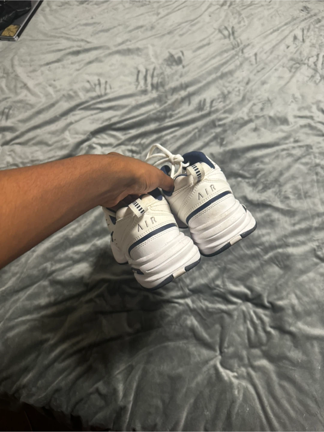 Nike Air Monarch IV White/Navy - photo 3
