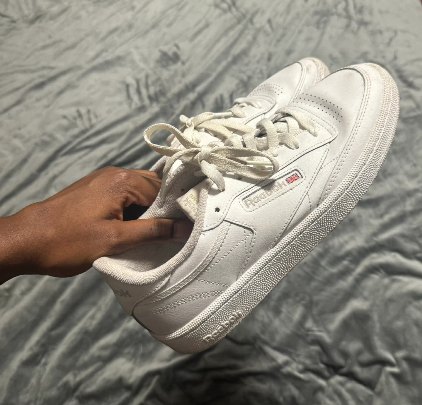 Reebok Club C White Sneakers