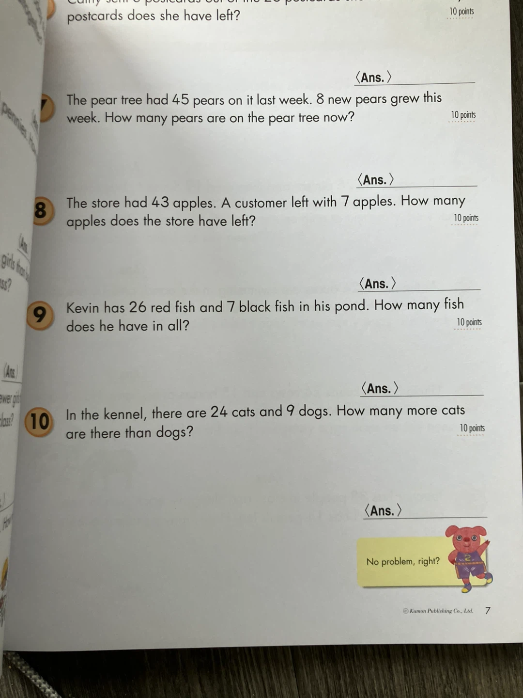 Kumon Grade 2 Word Problems Workbook - photo 3