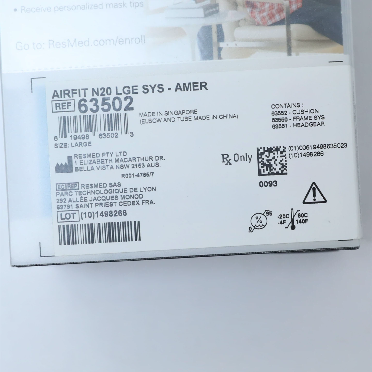 Resmed Airfit N20 CPAP Nasal Mask - photo 5