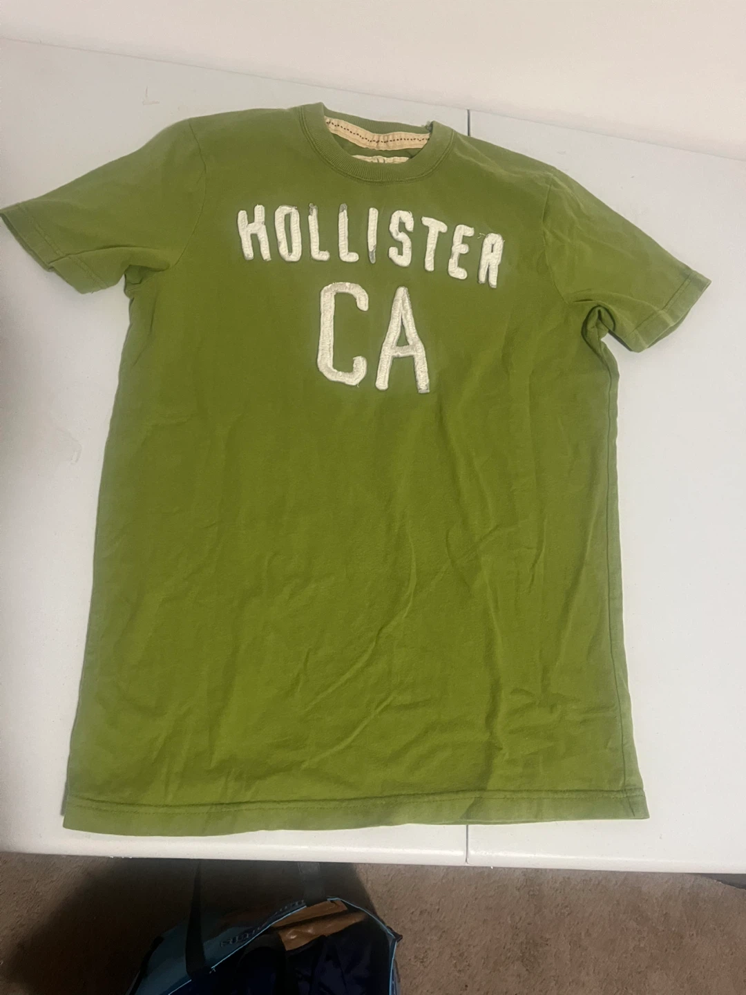 Size medium Hollister CA Green T-Shirt