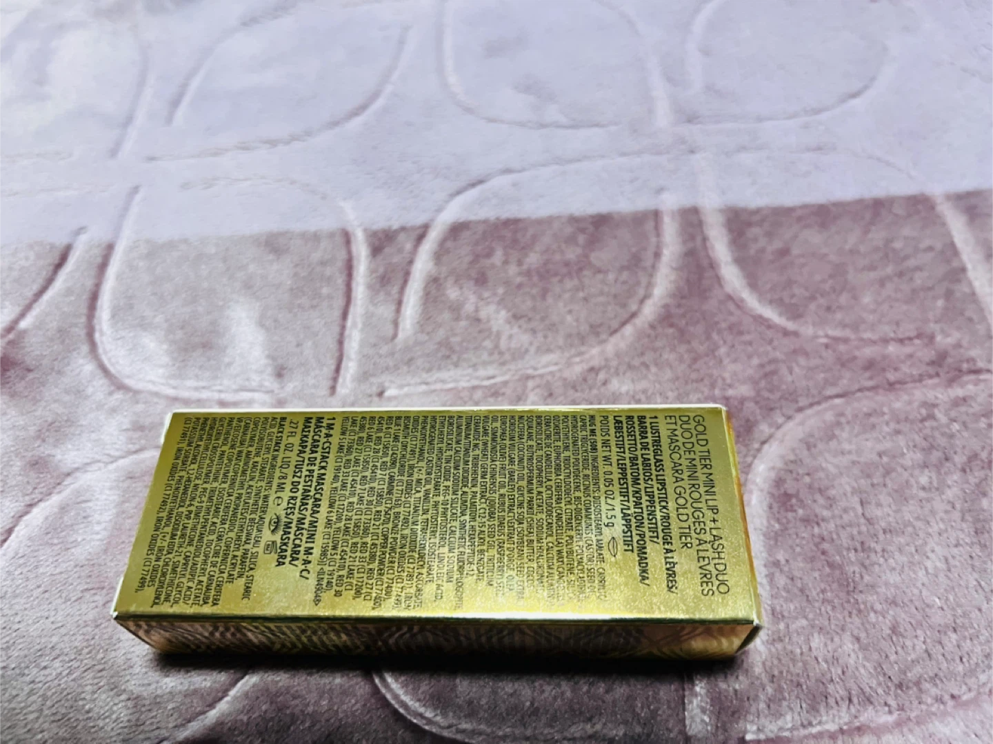 Brand New MAC Gold Tier Mini Lip + Lash Duo - photo 3