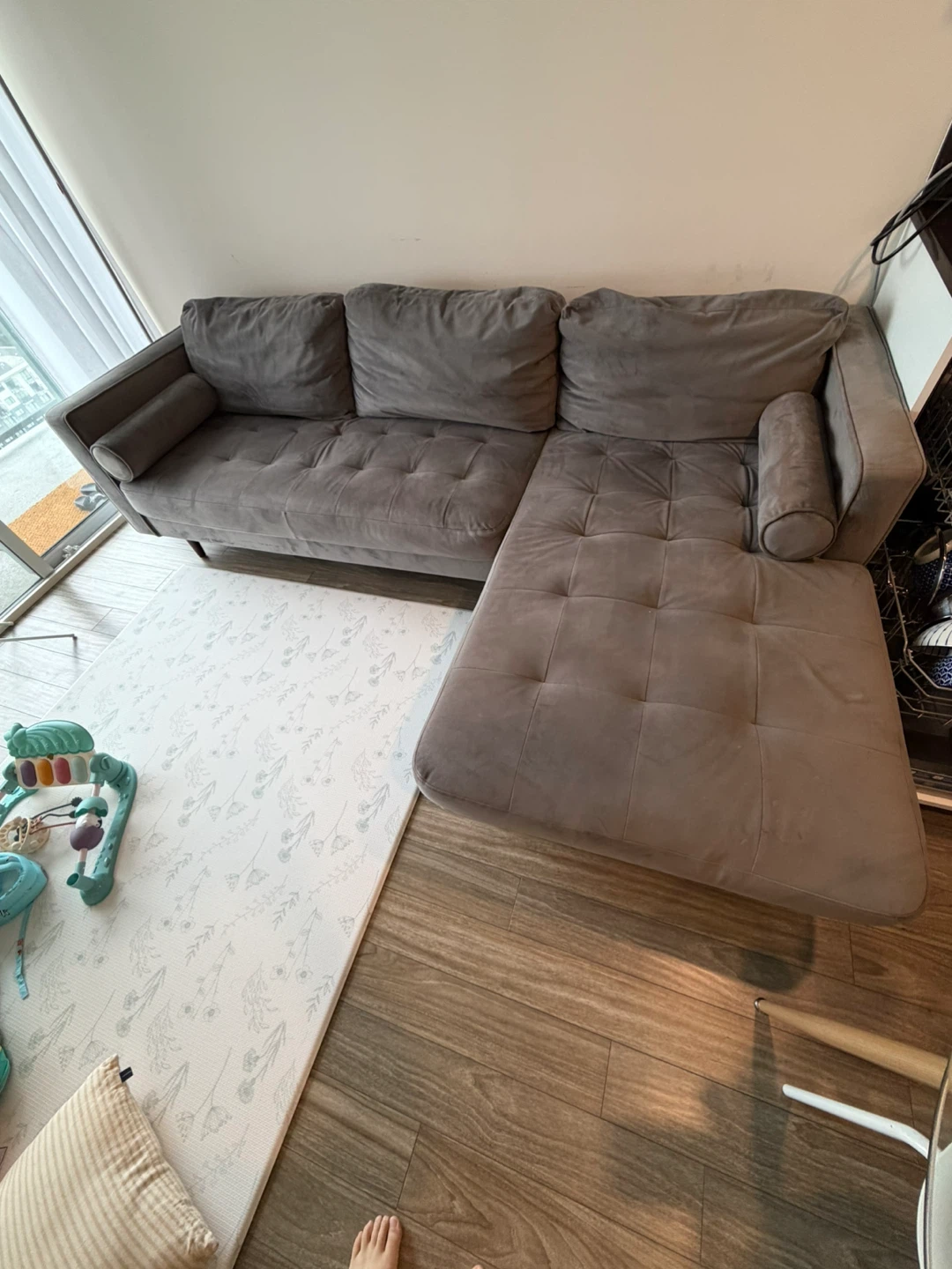 Grey Sectional Sofa