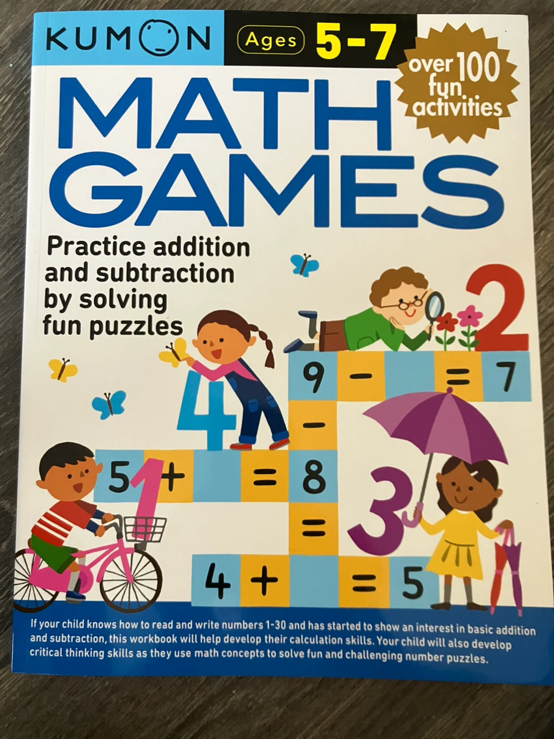 Kumon Math Games Workbook, Ages 5-7