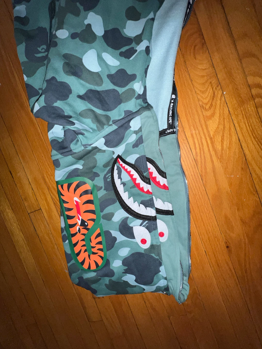 BAPE Camo Shark Full Zip Hoodie - photo 3