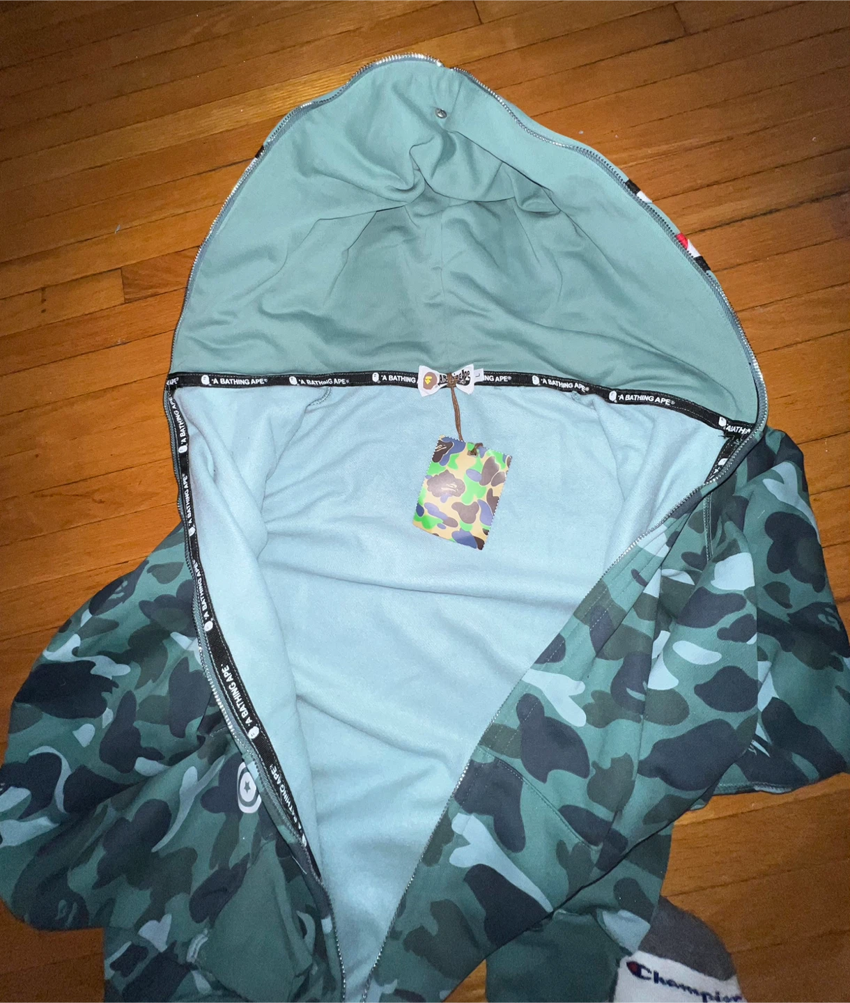 BAPE Camo Shark Full Zip Hoodie - photo 2