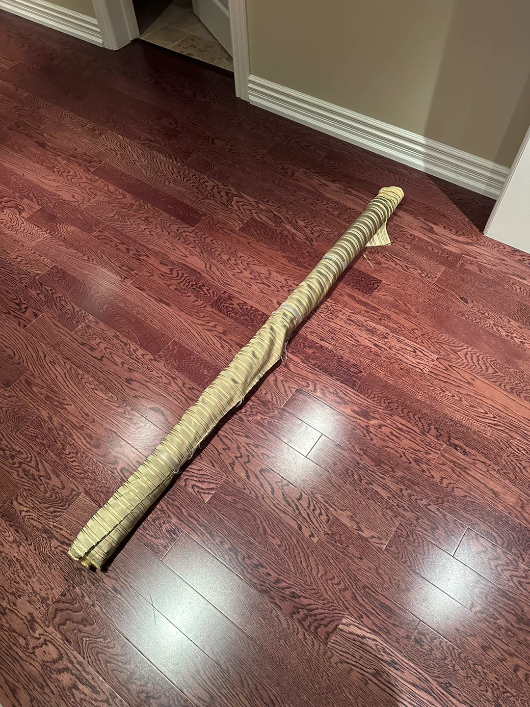 Roll of upholstery fabric