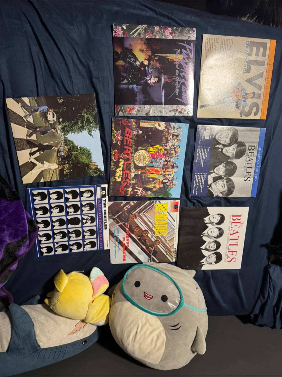 The Beatles & Elvis Vinyl Records