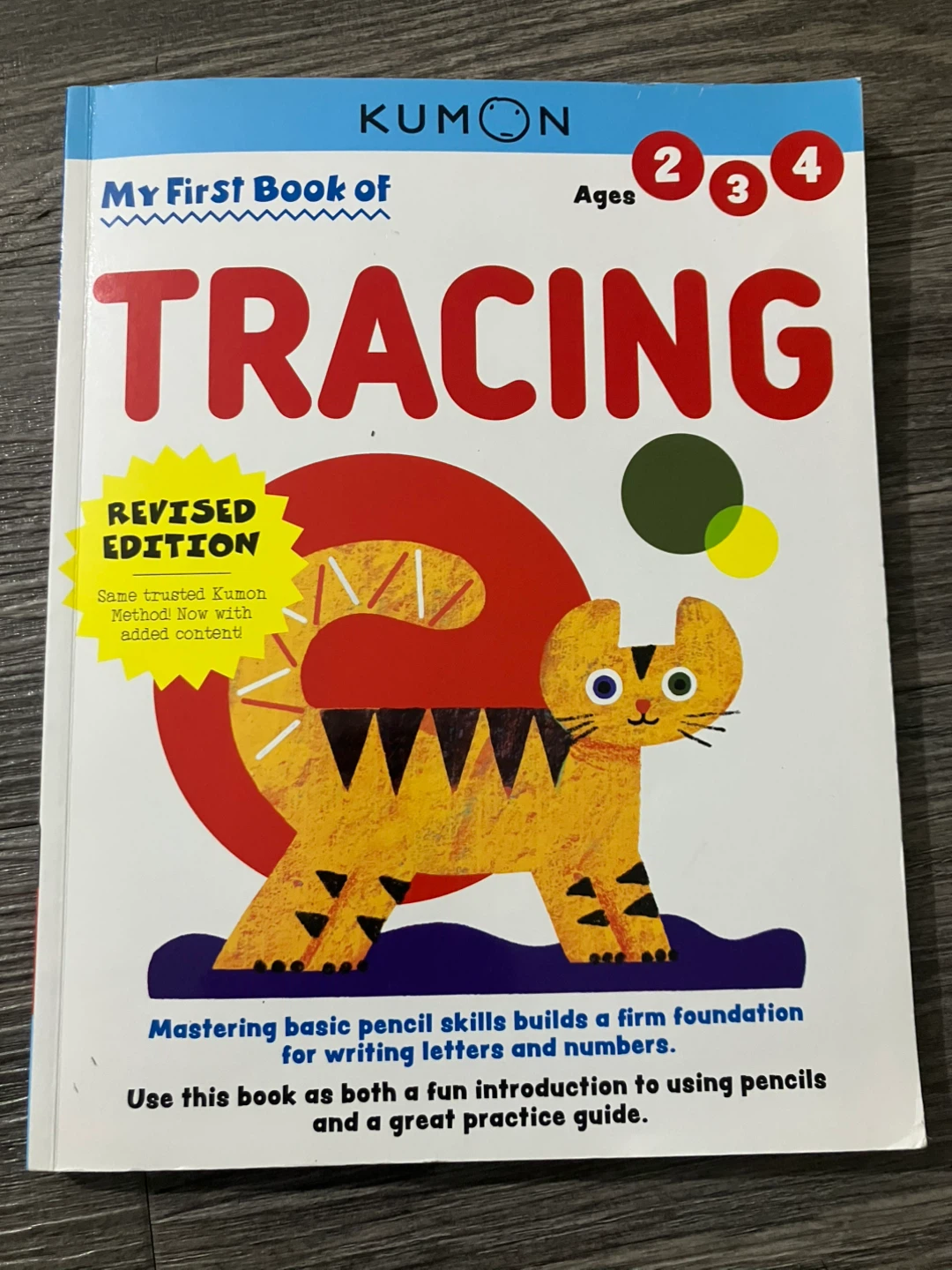 Kumon My First Book of Tracing Ages 2-4