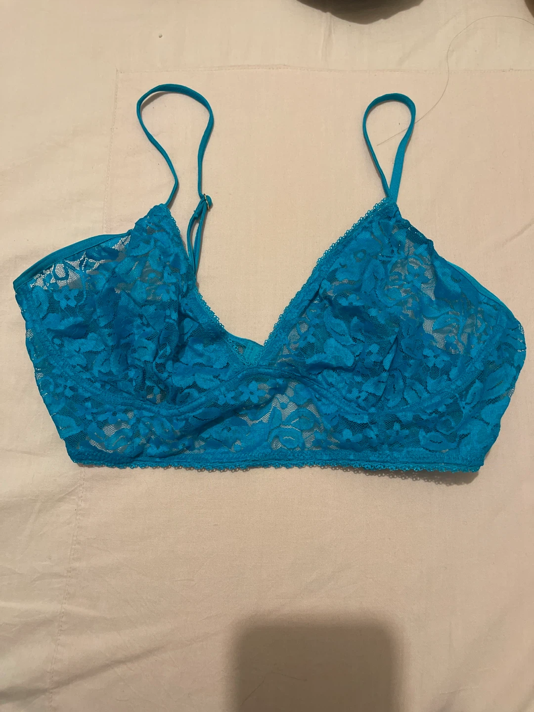 Turquoise Lace Bralette