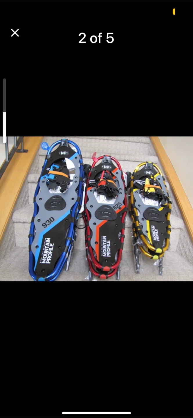 Mountain Profile Snowshoes (Sizes 930, 825)