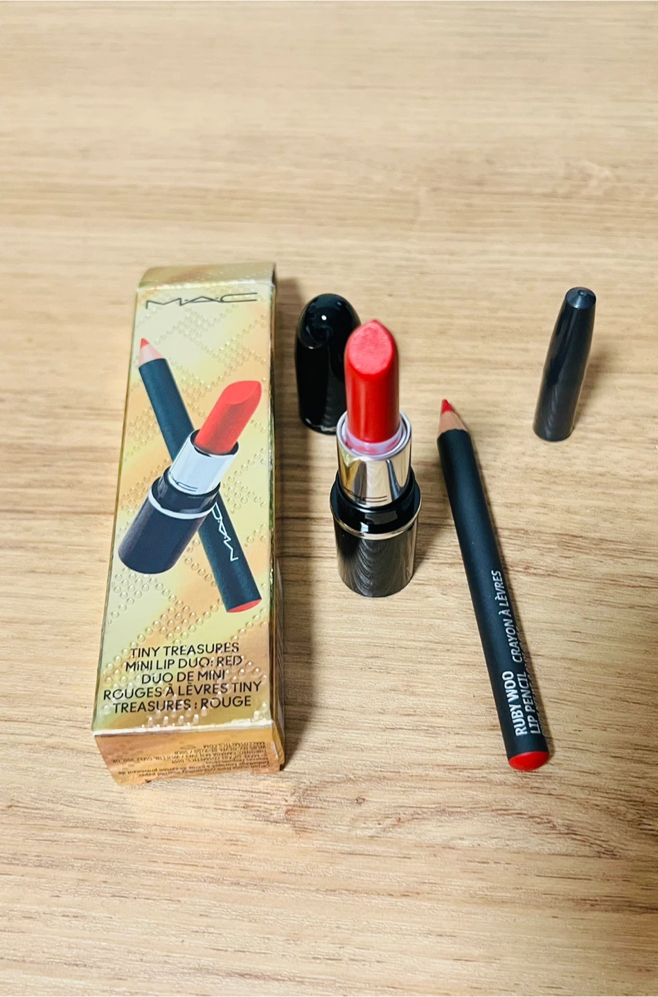 Brand New MAC Tiny Treasures Mini Lip Duo - Red - photo 4