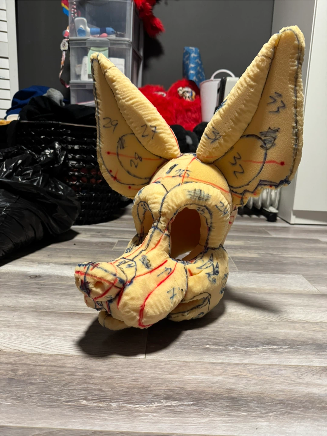 Fursuit parts and fur scraps - photo 2