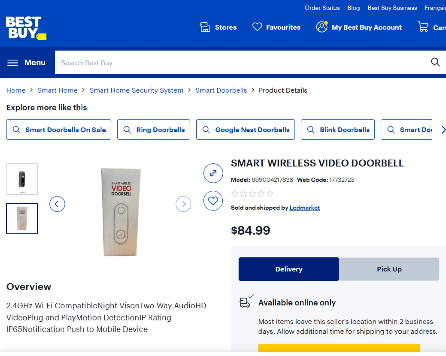 Smart Wireless Video Doorbell - photo 4